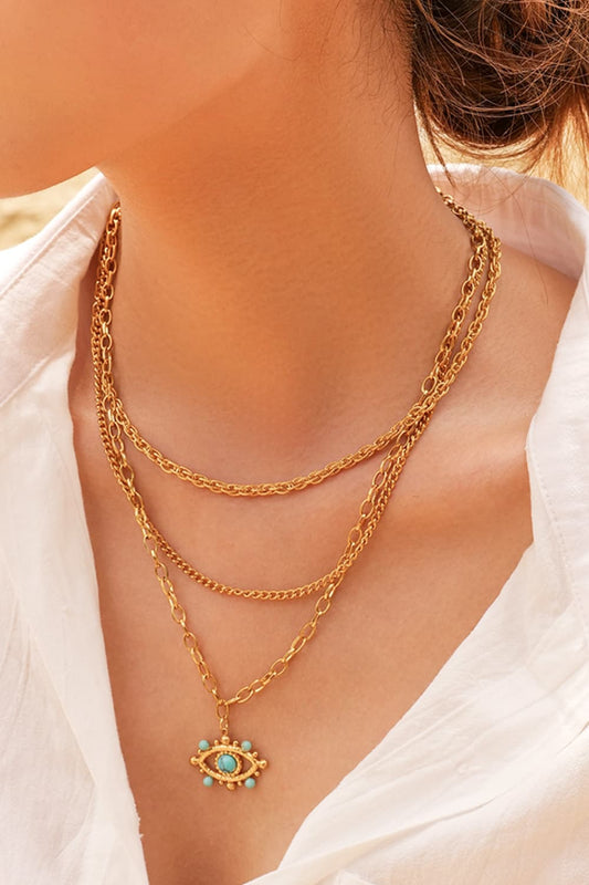 Mystic Eye Layered Necklace